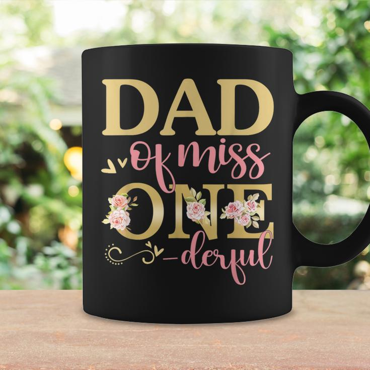 Dad Of Little Miss Onederful Birthday 1St Family Matching Coffee Mug Gifts ideas