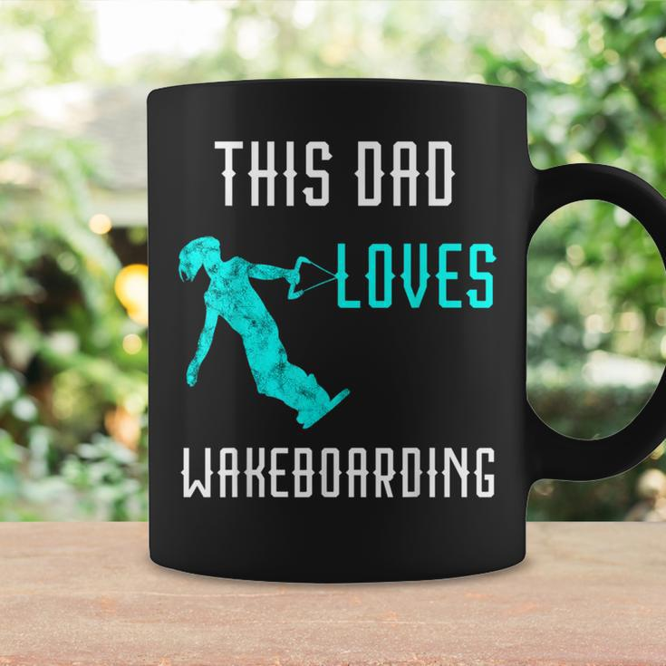 This Dad Loves Wakeboarding Waterski Water Skiing Skier Papa Coffee Mug Gifts ideas
