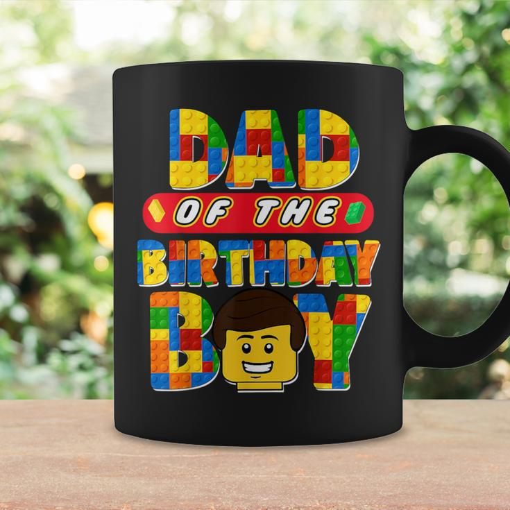 Dad And Mom Birthday Boy Building Brick Family Matching Coffee Mug Gifts ideas