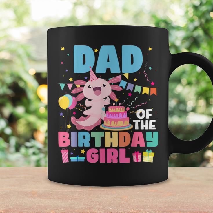 Dad And Mom Of The Birthday Girl Axolotl Family Party Decor Coffee Mug Gifts ideas