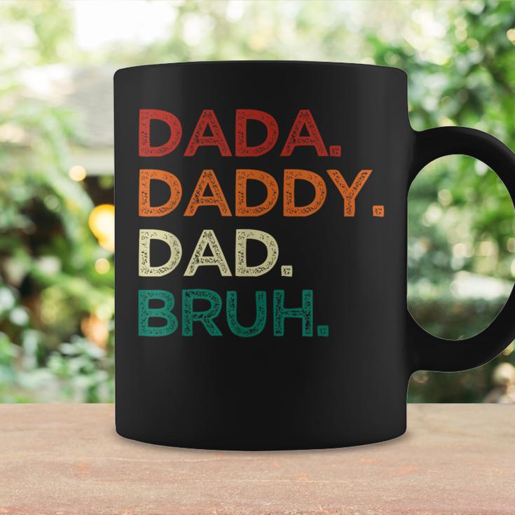 Dada Daddy Dad Bruh Fathers Day Vintage Retro Father Coffee Mug Gifts ideas