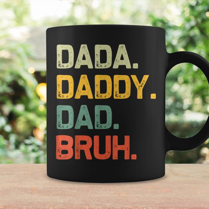 Dada Daddy Dad Bruh Vintage Fathers Day Dad Coffee Mug Gifts ideas
