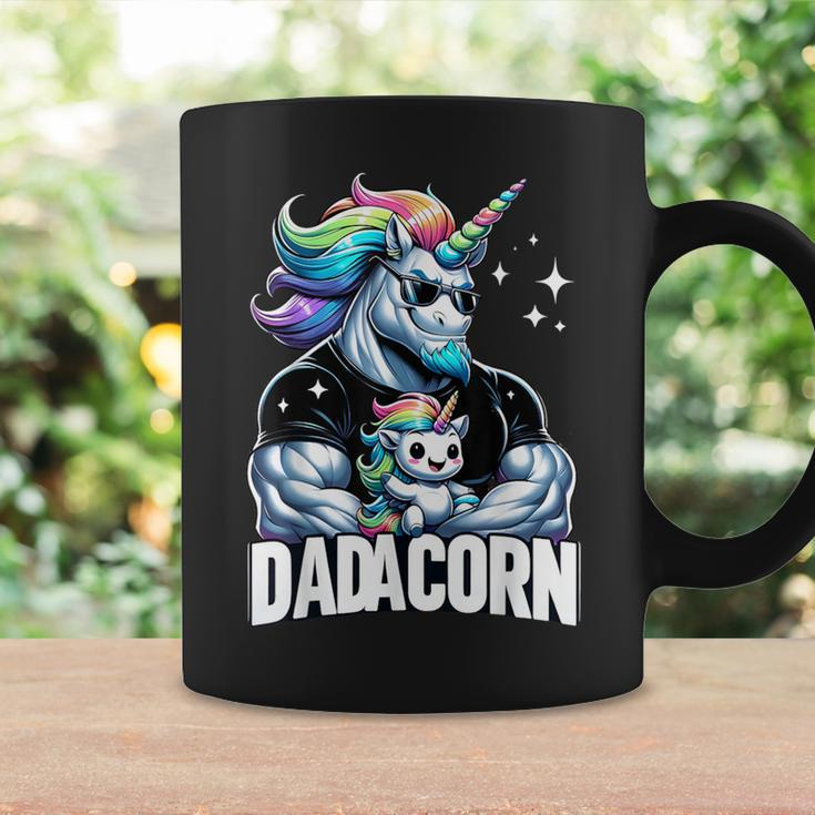 Dadacorn Unicorn Dad And Son Daughter Papa Father's Day Coffee Mug Gifts ideas