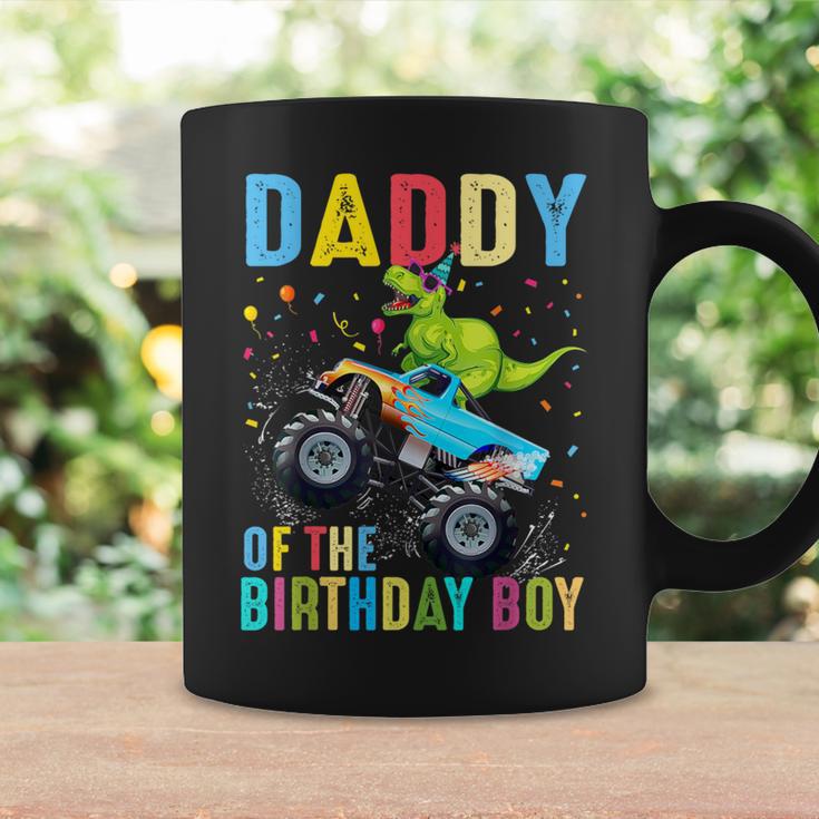 Daddy Of The Birthday Boy Dinosaur Monster Truck Birthday Coffee Mug Gifts ideas