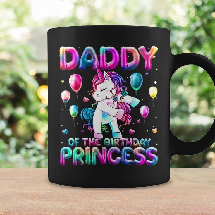 Daddy Of The Birthday Princess Girl Flossing Unicorn Daddy Coffee Mug Gifts ideas