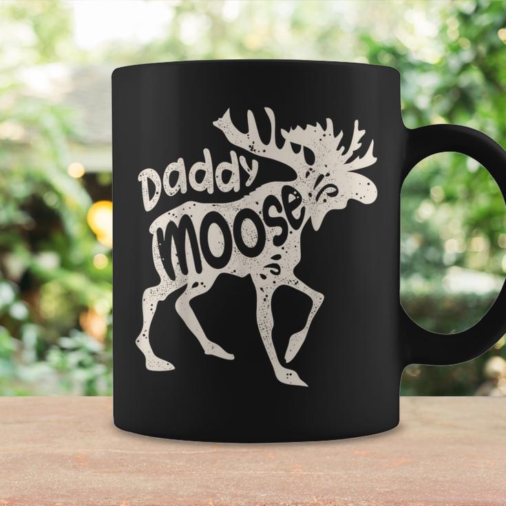 Daddy Moose Fathers Day Dad Papa Family Matching Vintage Coffee Mug Gifts ideas