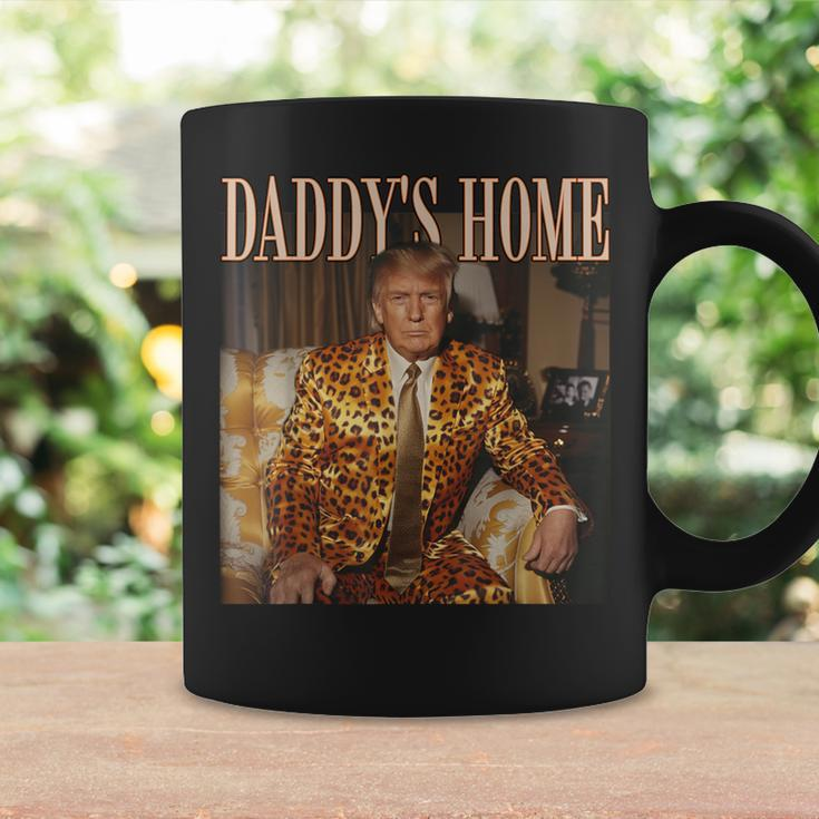 Daddy's Home Trump Trump 2024 Leopard Maga Coffee Mug Gifts ideas