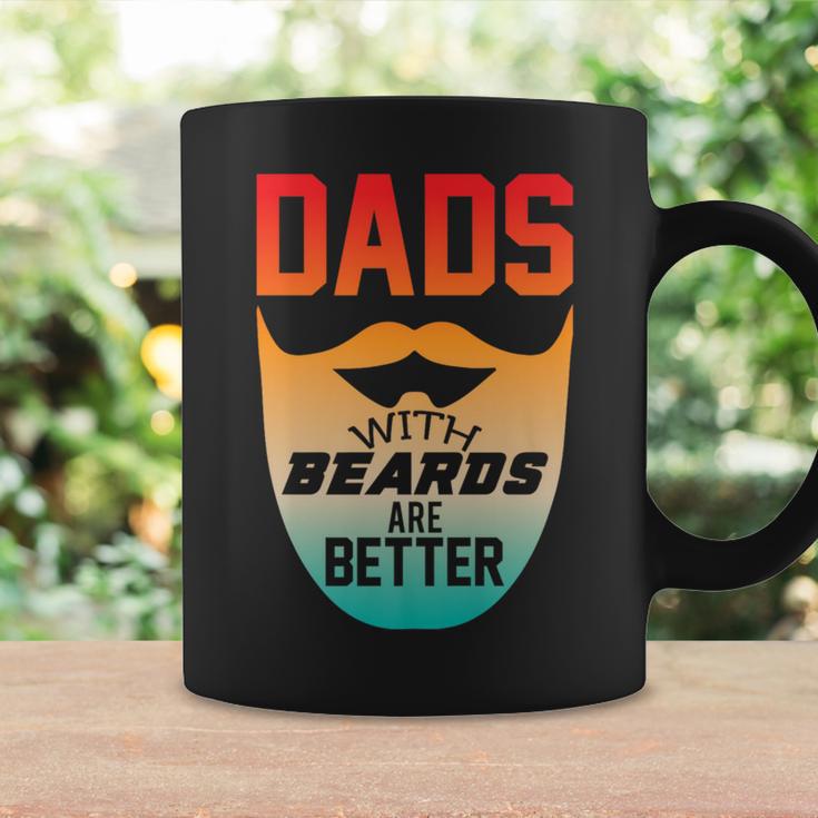 Dads With Beards Are Better Father Day Vintage Coffee Mug Gifts ideas