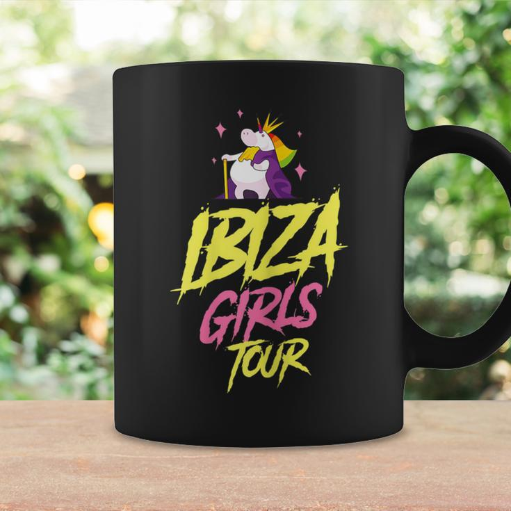 Damen Ibiza Girls Tour Einhorn Mädels Party Urlaub Lustig Tassen Geschenkideen