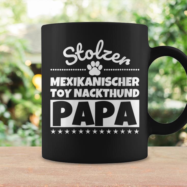 Damen Stolzer Mexikanischer Toy-Nackthund Papa Mit-Ausschnitt Tassen Geschenkideen