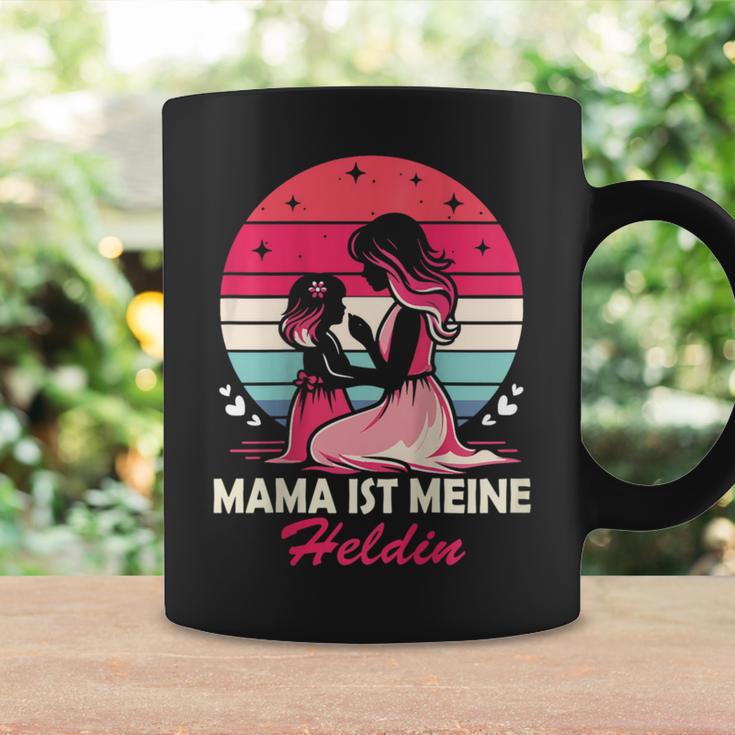 Damen Witzige Mom Muttertag Sprüche Tochter Mama Ist Meine Heldin Raglan Tassen Geschenkideen