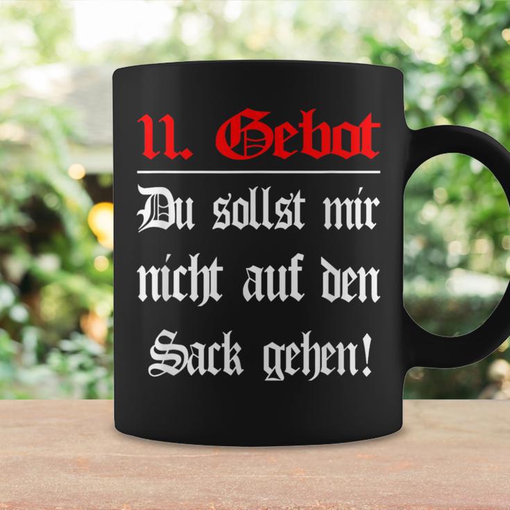 Das 11 Gebot Du Sollst Mir Nicht Auf Den Sack Gehen Tassen Geschenkideen