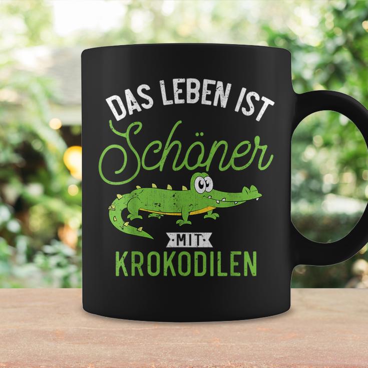 Das Leben Ist Schöner Mit Krokodilen Zoo Animal Crocodile Tassen Geschenkideen