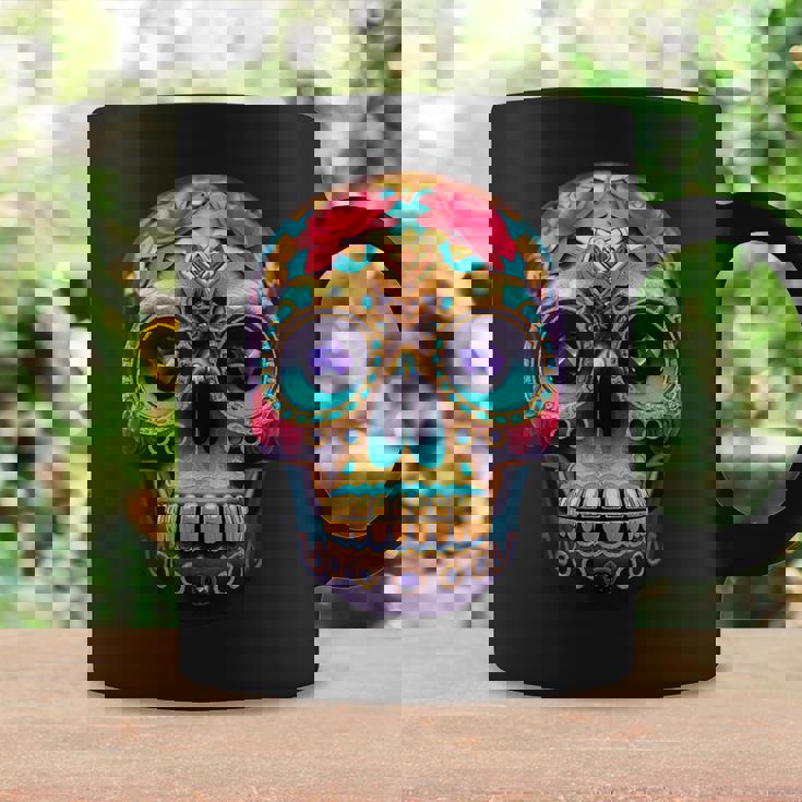 The Day Of The Dead Dia De Los Muertos Calavera Sugar Skull Coffee Mug Gifts ideas