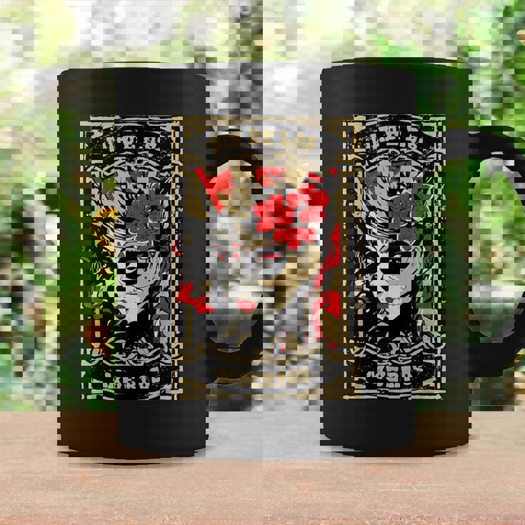 Day Of The Dead Sugar Skull Skeleton Vintage Dia Muertos Mexico Coffee Mug Gifts ideas