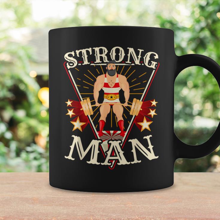 Deadlift Vintage Circus Strongman Costume Coffee Mug Gifts ideas