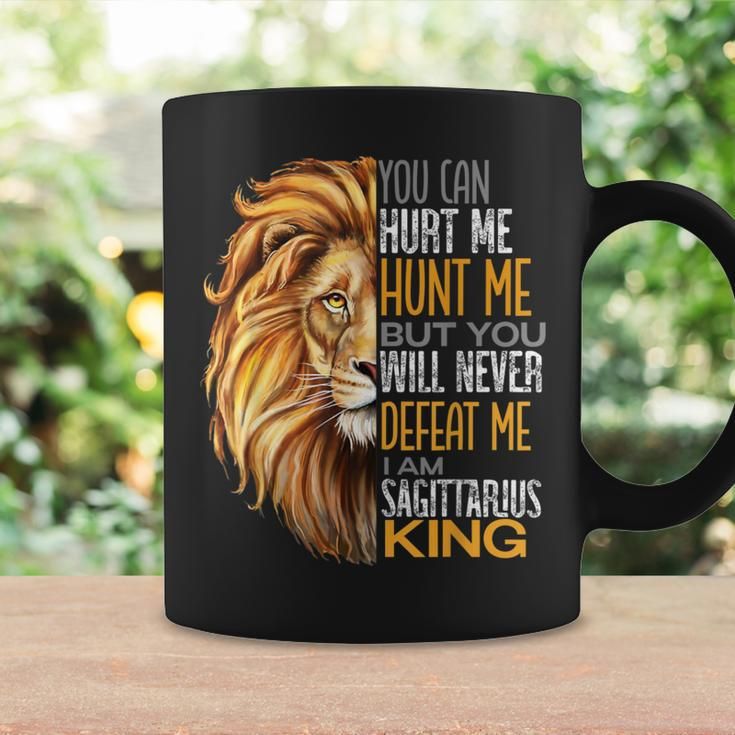 Never Defeat Me Strong Sagittarius King Dads Zodiac Coffee Mug Gifts ideas