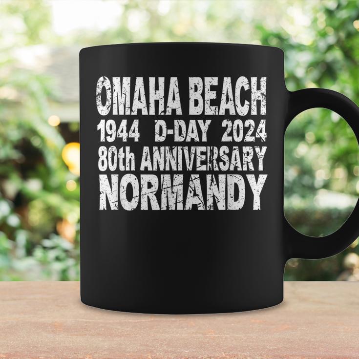 Del Día D Omaha Beach 1944 Normandía Ww2 80 Aniversario Taza de café Ideas de regalos