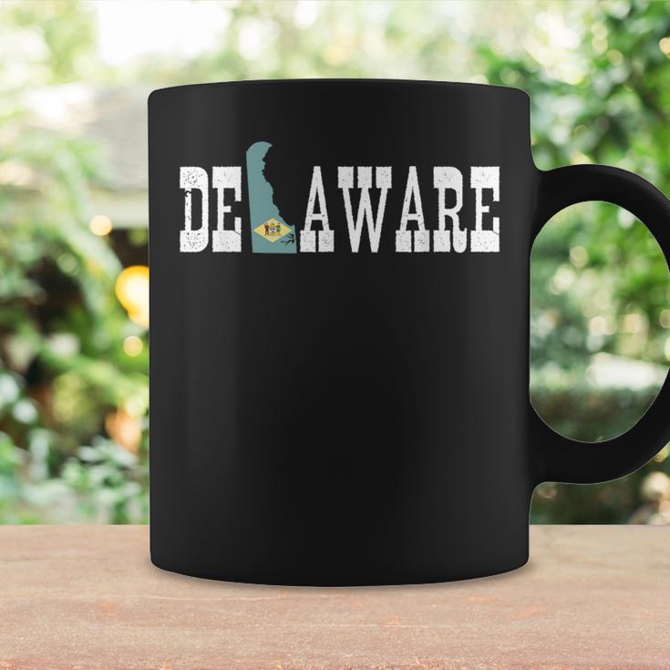 Delaware State And Delaware Flag With Pride For Delaware Coffee Mug Gifts ideas