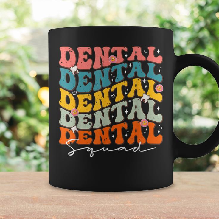 Dental Squad Groovy For National Dentist’S Day 2024 Coffee Mug Gifts ideas