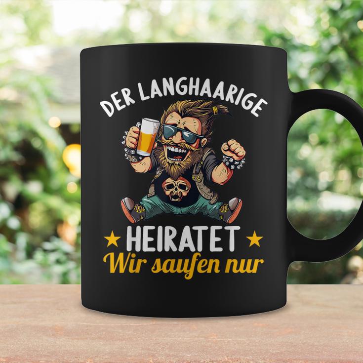 Der Langhaarige Heiratet Heavy Metal Punker Punk Rocker Jga Tassen Geschenkideen