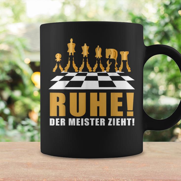 Der Meister Zieht Men's Rest Chess Player German Language Tassen Geschenkideen