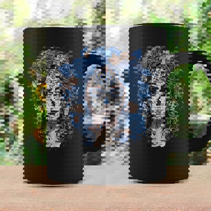 Dia De Los Muertos Sugar Skull Catrina Day Of Dead Coffee Mug Gifts ideas