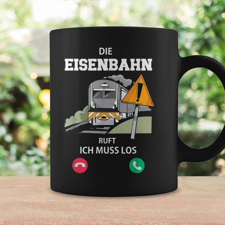 Die Eisenbahn Ruft Und Ich Muss Los Lokführer Triebfahrzeug Tassen Geschenkideen