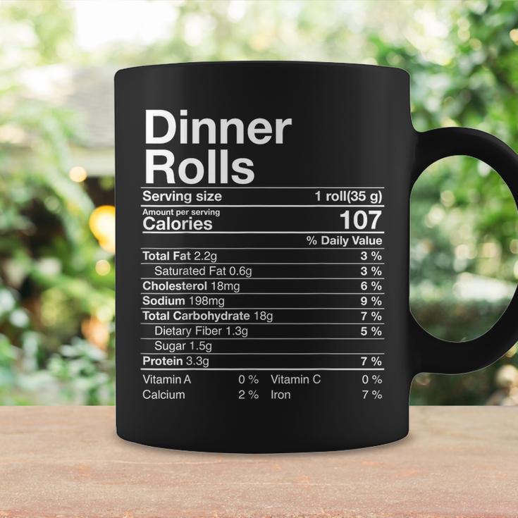 Dinner Rolls Nutrition Facts Thanksgiving Turkey Day Coffee Mug Gifts ideas