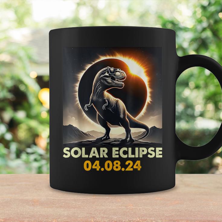 Dinosaur Solar Eclipse TotalityRex Eclipse April 8 2024 Coffee Mug Gifts ideas