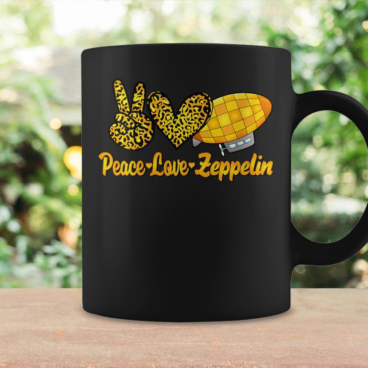 Dirigible Zepelin Love Peace Airship Blimp Zeppelin Coffee Mug Gifts ideas