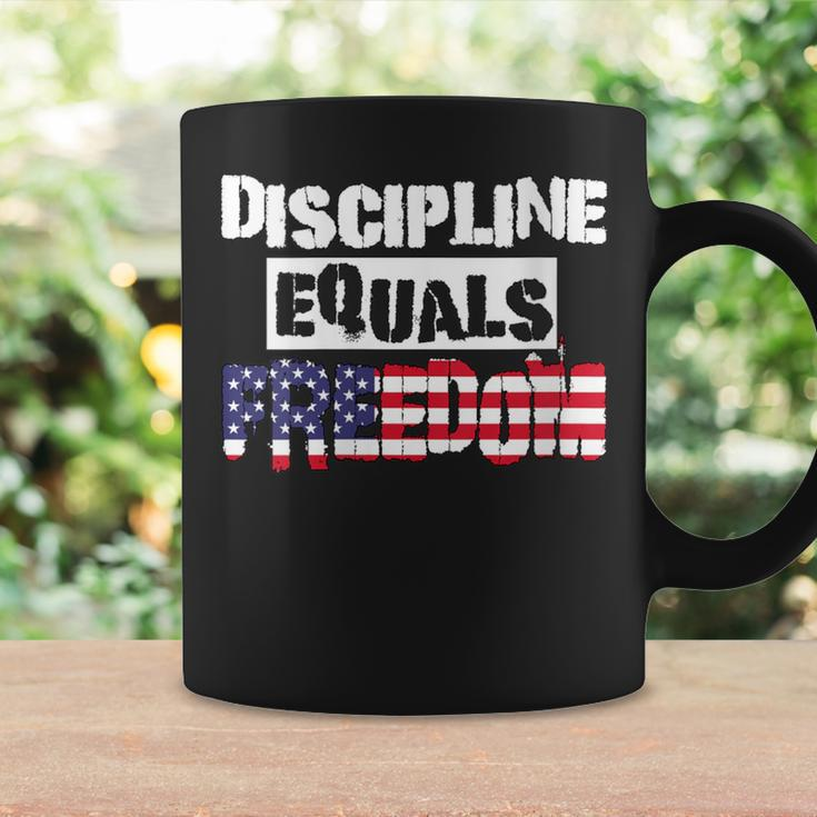 Discipline Is Equal To Freedom American Flag Patriot Coffee Mug Gifts ideas