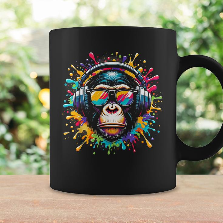 Dj Affen Monkey Mit Kopfhörer Und Sonnenbrille Herren Damen Tassen Geschenkideen