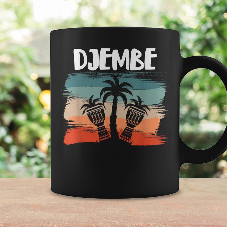 Djembe African Drum Drummer Retro Drumming Djembe Player Coffee Mug Gifts ideas