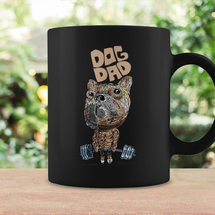 Dog Dad Weightlifting Father's Day Is Strong Pump Poppa Coffee Mug Gifts ideas