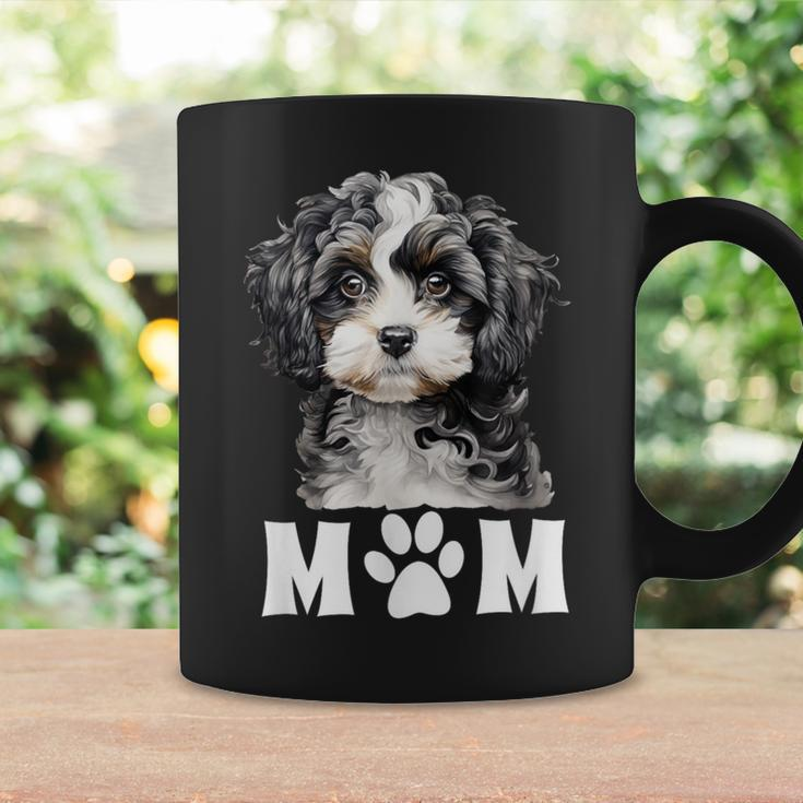 Dog Mom Mum Cute Cavapoo Maltipoo Cavachon Puppy Face Coffee Mug Gifts ideas
