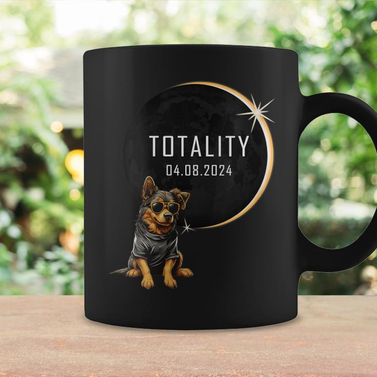 Dog Total Solar Eclipse 2024 Totality Dog Glasses Coffee Mug Gifts ideas