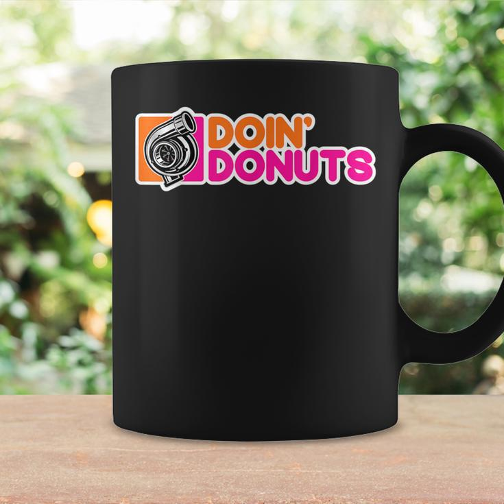 Doin' Donuts Racing & Drift Car Enthusiast Cool Coffee Mug Gifts ideas