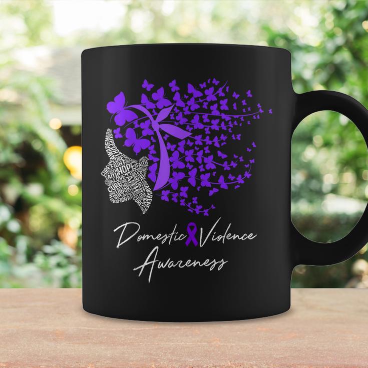 Domestic Violence Awareness Purple Butterflies Coffee Mug Gifts ideas