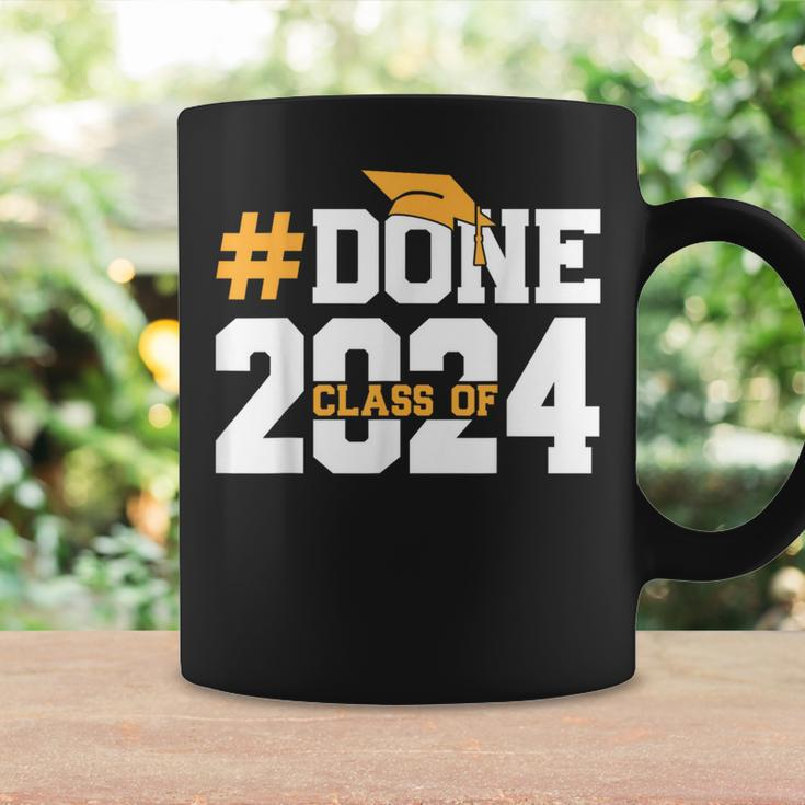Done Class Of 2024 Graduation Graduate Senior High School Coffee Mug Gifts ideas