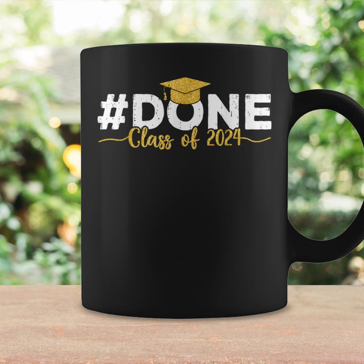 Done Class Of 2024 Graduation Senior 2024 Graduate Coffee Mug Gifts ideas