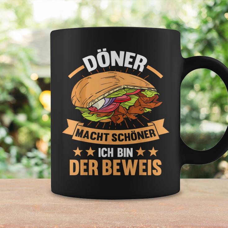 Döner Kebab Lustiges Tassen – Döner macht schöner, Ich bin der Beweis Geschenkideen