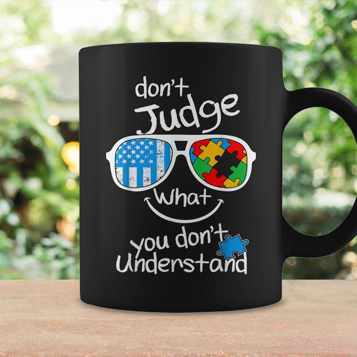 Don't Judge What You Don't Understand Autism Awareness Month Coffee Mug Gifts ideas
