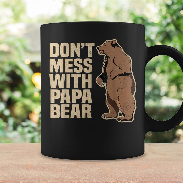 Don't Mess With Papa Bear Family Matching Father's Day Coffee Mug Gifts ideas