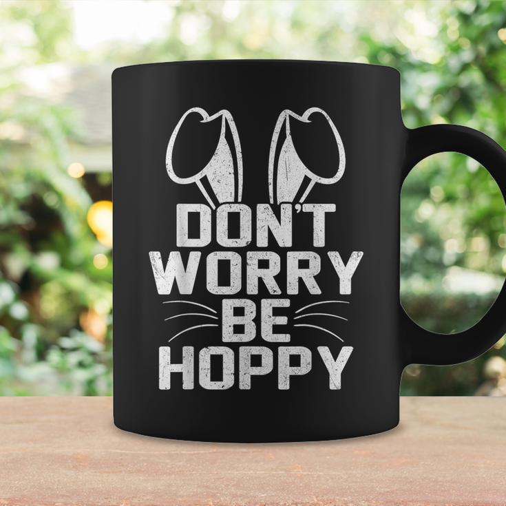 Don't Worry Be Hoppy Easter Bunny Coffee Mug Gifts ideas