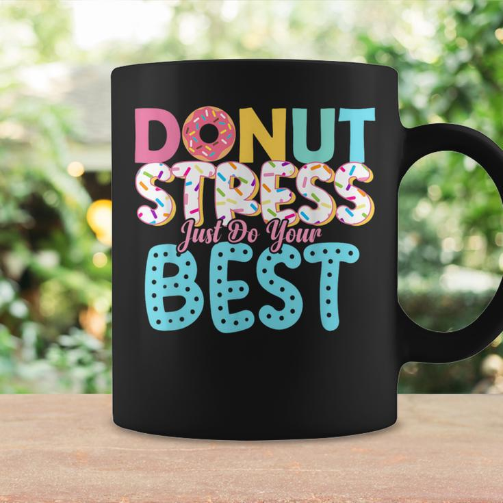 Donut Stress Just Do Your Best Teachers Testing Day Coffee Mug Gifts ideas