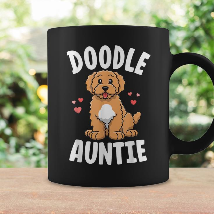Doodle Auntie Goldendoodle Kawaii Dog Aunt Coffee Mug Gifts ideas
