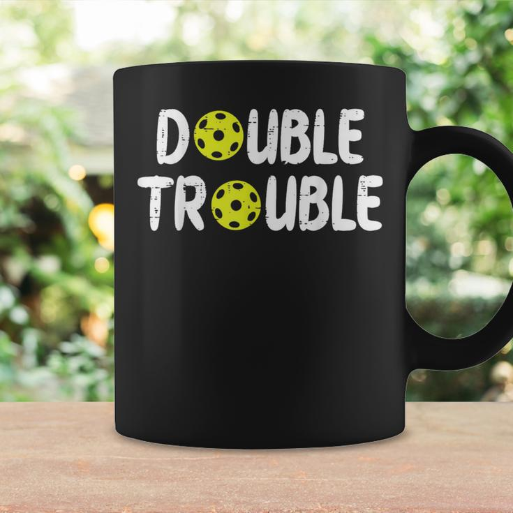 Double Pickleball Trouble Pickle Ball Matching Kid Coffee Mug Gifts ideas