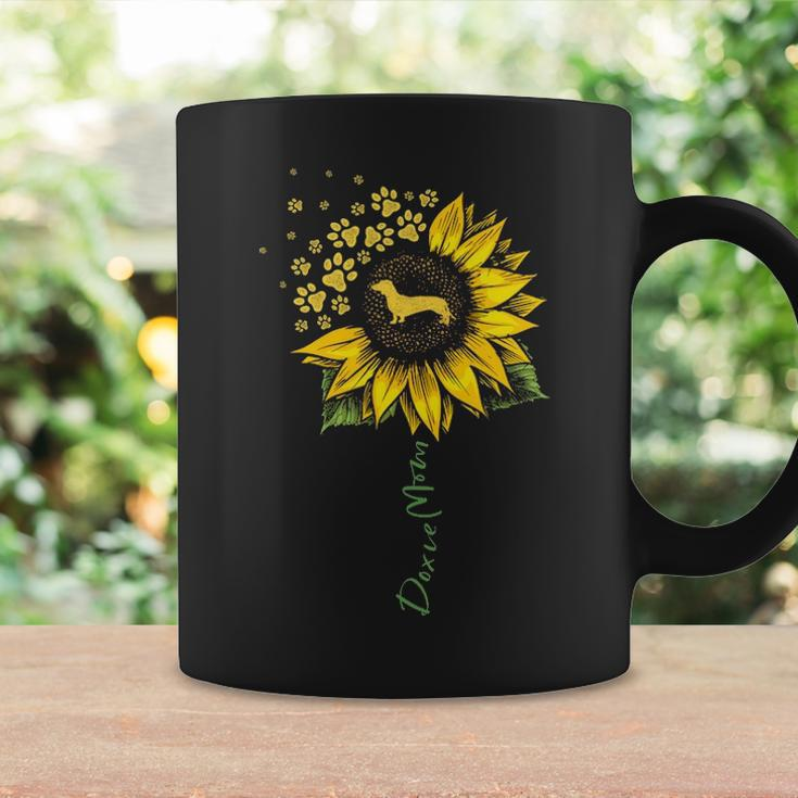 Doxie Mom Sunflower Dachshund Lover Dog Mom Mama Coffee Mug Gifts ideas