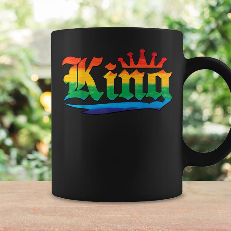 Drag King With Crown Rainbow Gay Pride Coffee Mug Gifts ideas